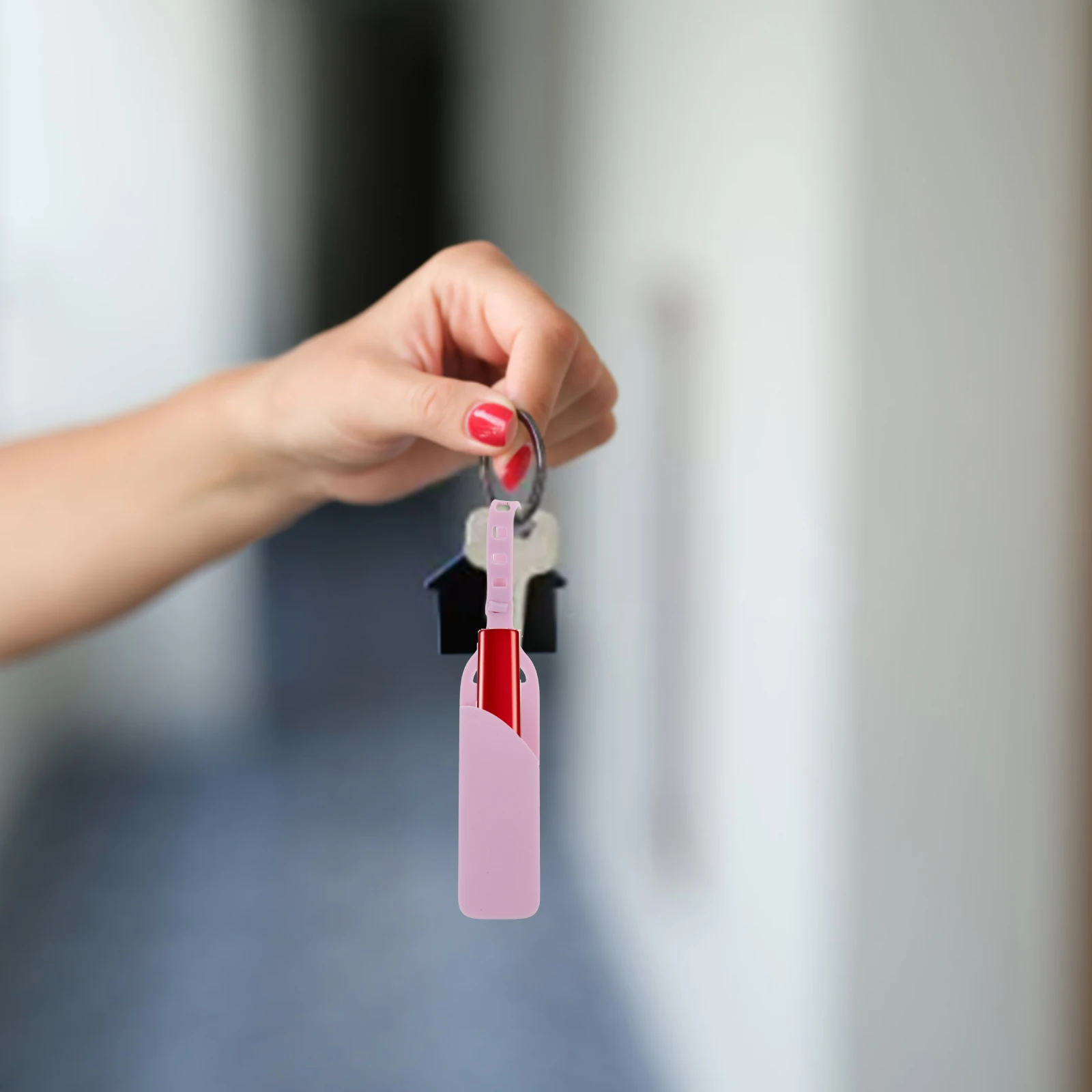 Przenośna Silikonowa Saszetka na Szminkę, Silikonowy Pokrowiec na Szminkę, Mini Etui na Balsam do Ust, Kosmetyczka na Szminkę