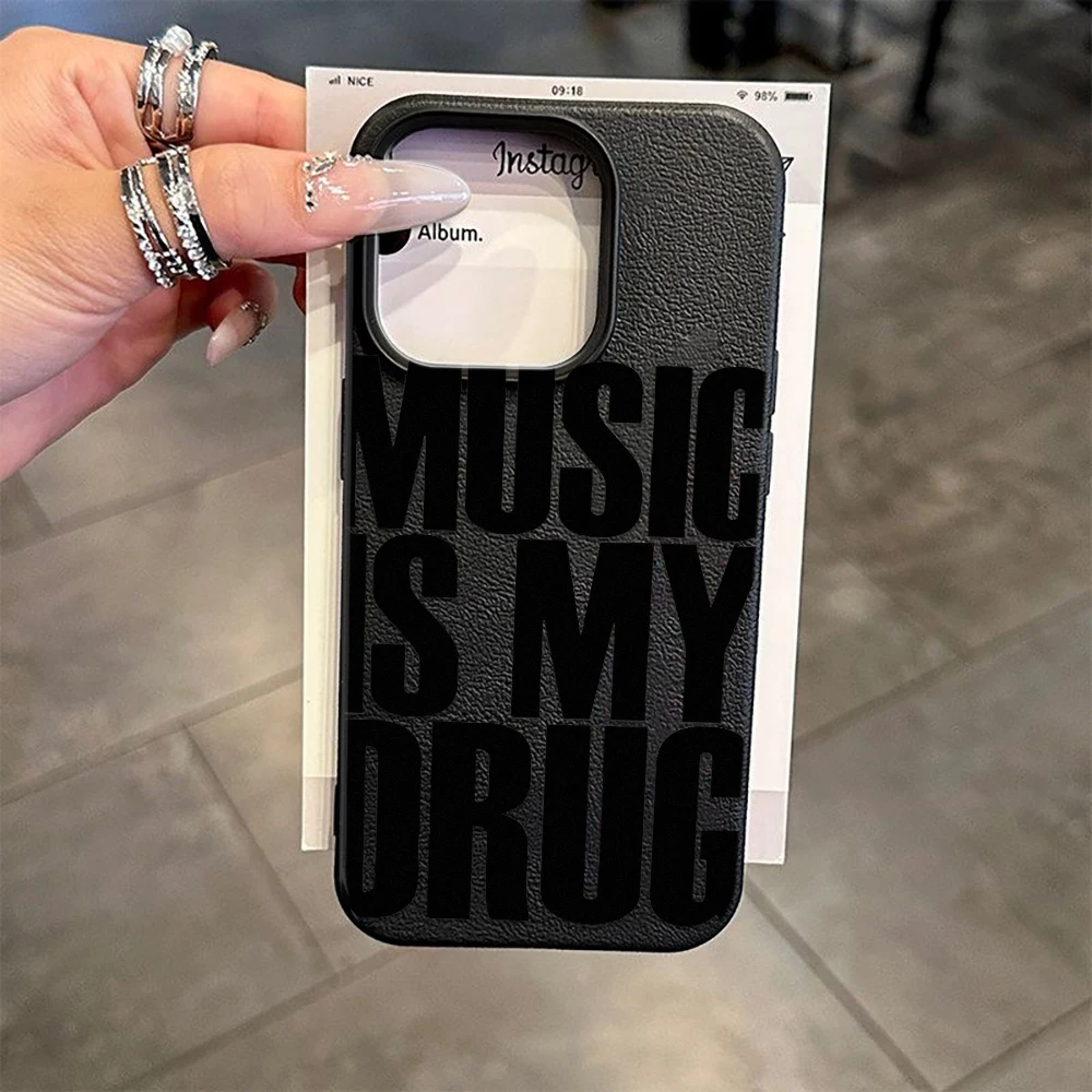 Capa de Silicone Musical para - Phone Cases Iphone 15 Pro Max avaliação e preço