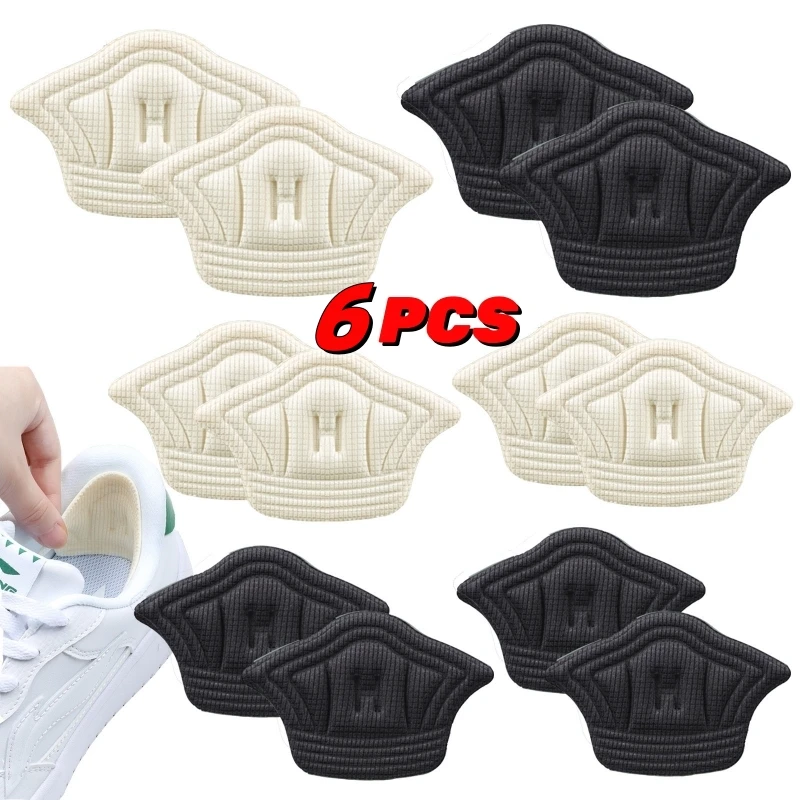 2/4/6PCS Heel Insoles for Shoes Patch Heel Pads for Sport Shoes Adjustable Size Feet Pad Insole Shoe Heel Protector Back Sticker