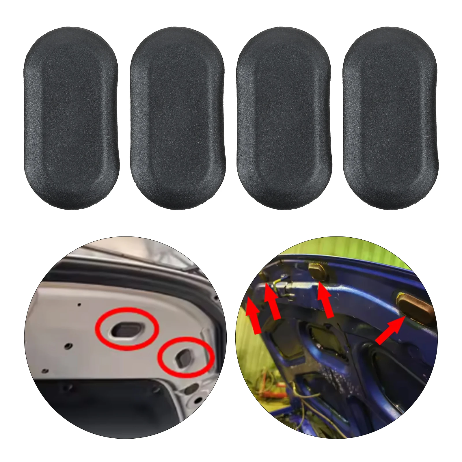 4 Tapas de Protección para el Compartimento del Motor del Coche 7703074610 para Renault Duster Espace Fluence Kangoo Laguna Latitude Logan Megane Symbol