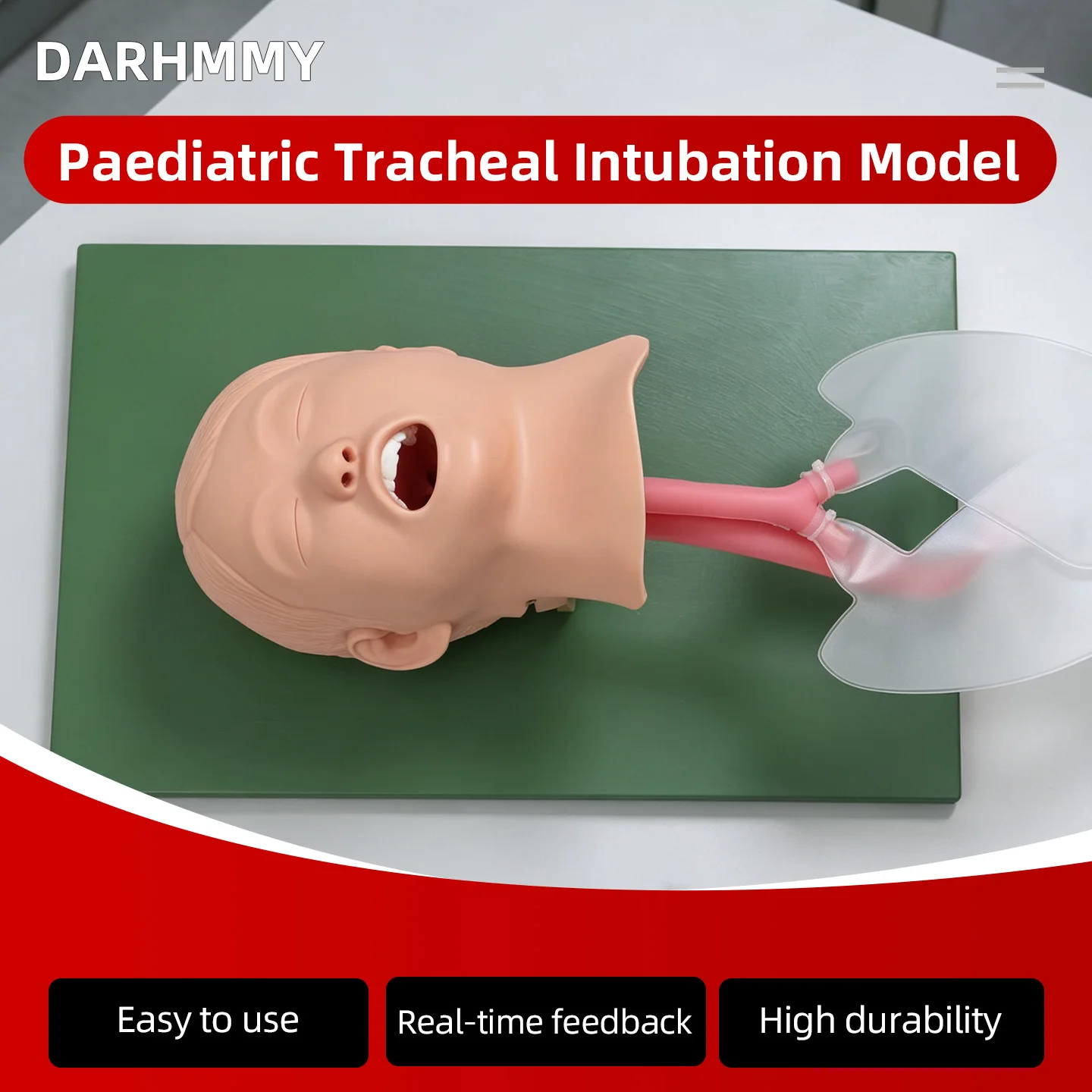 DARHMMY Advanced Paediatric Tracheal Intubation Manikin; Paediatric Oropharyngeal Tracheal Anatomy; Oral and Nasal Tracheal Intu