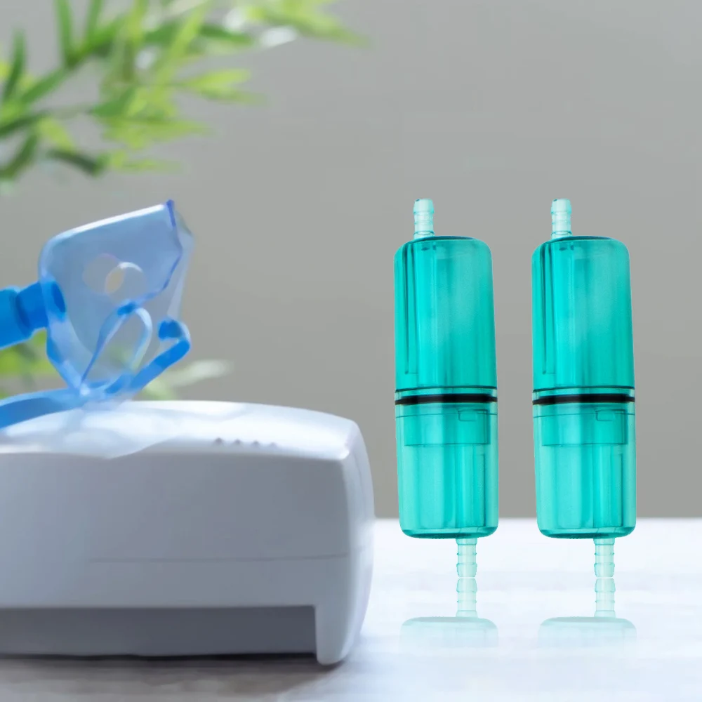 2Pcs Green Oxygen Generator Tube Water Collector Healthy Care Accessories Oxygen Tube Connector for Medical Equipment