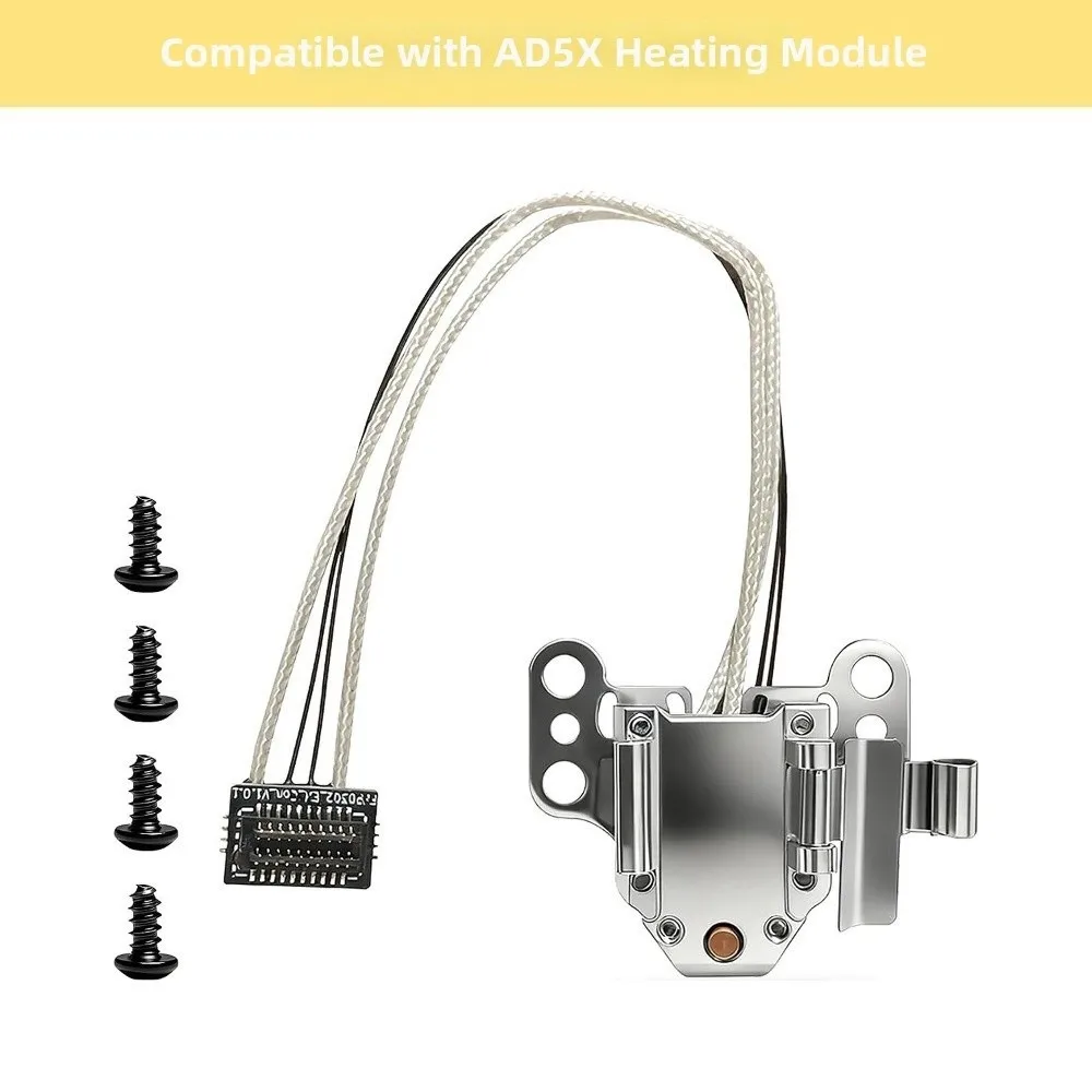 420°C High Temp Hotend Heating Assembly Consistent Heat Output Includes Heating Wire 3D Printer Hotend Kit