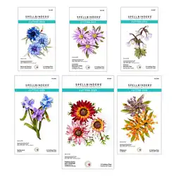 Garden Spring Flower Etched Metal Cutting Dies For DIY Decorating Scrapbook Paper Card Album Embossing Craft Cut Die 2025 New
