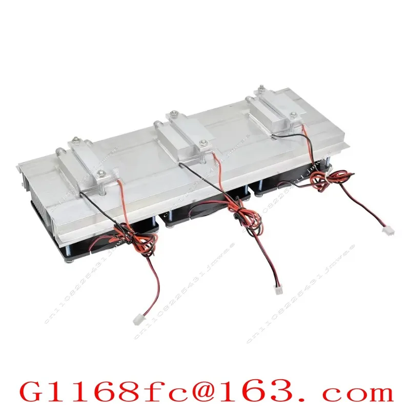 Cle 180W Triple Fan Semiconductor Refrigeration Cooling Thermoelectric Water Cooled Aluminum Radiator for Mini Fridge Part