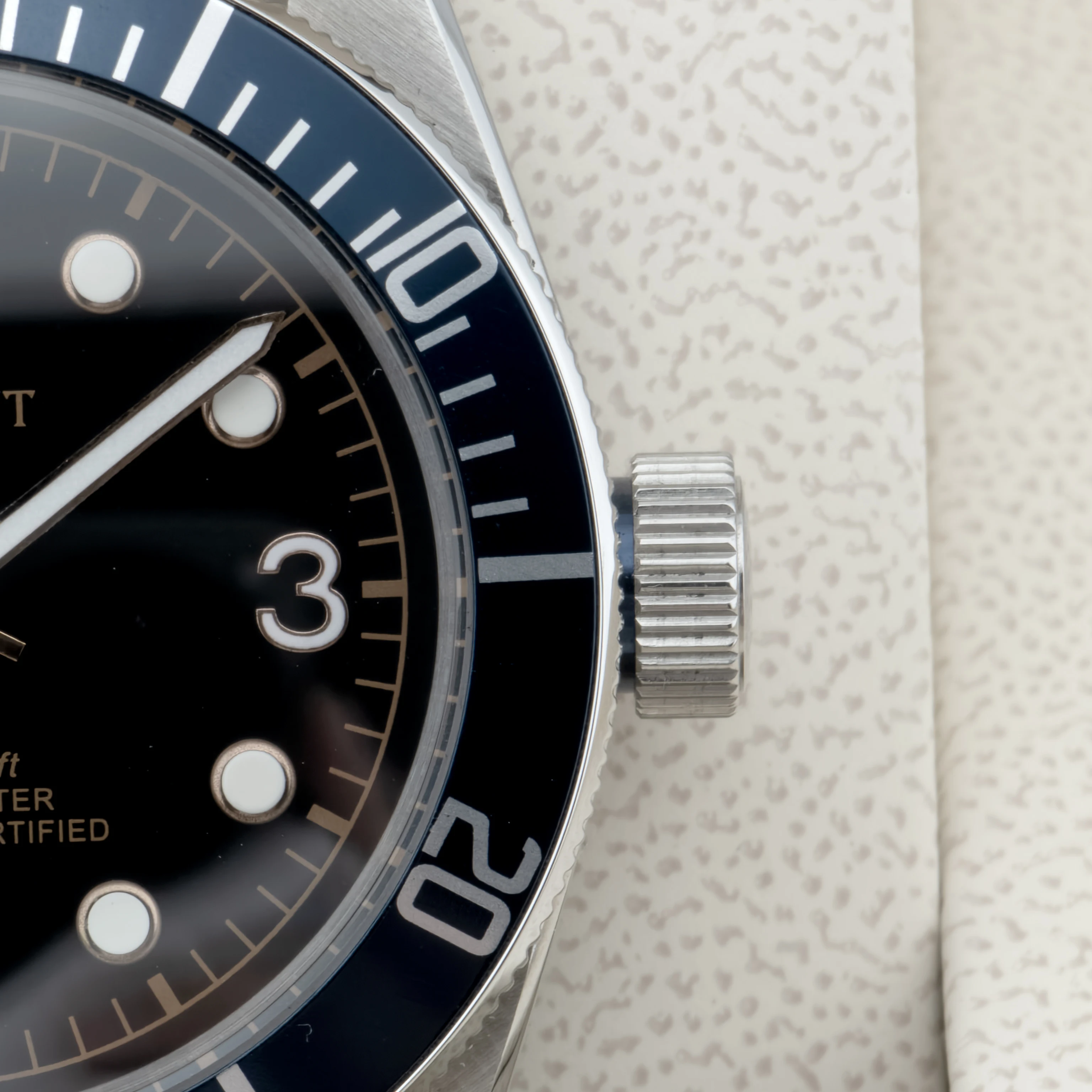 Gorgeut 41mm Herren Luxus-Taucheruhr NH35 8215 Automatik Mechanisch Wasserdicht Stahlgehäuse Saphirglas Leuchtfunktion reloj – Detail 4