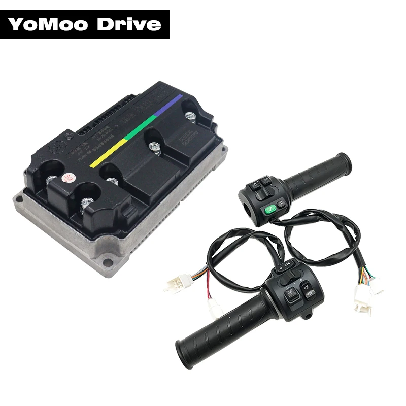 

VOTOL EM100 GTR 72V 3KW Boost 150A Brushless FOC BLDC PMSM Controller with T08 Throttle For Electric Scooter Motorcycle E-Bike