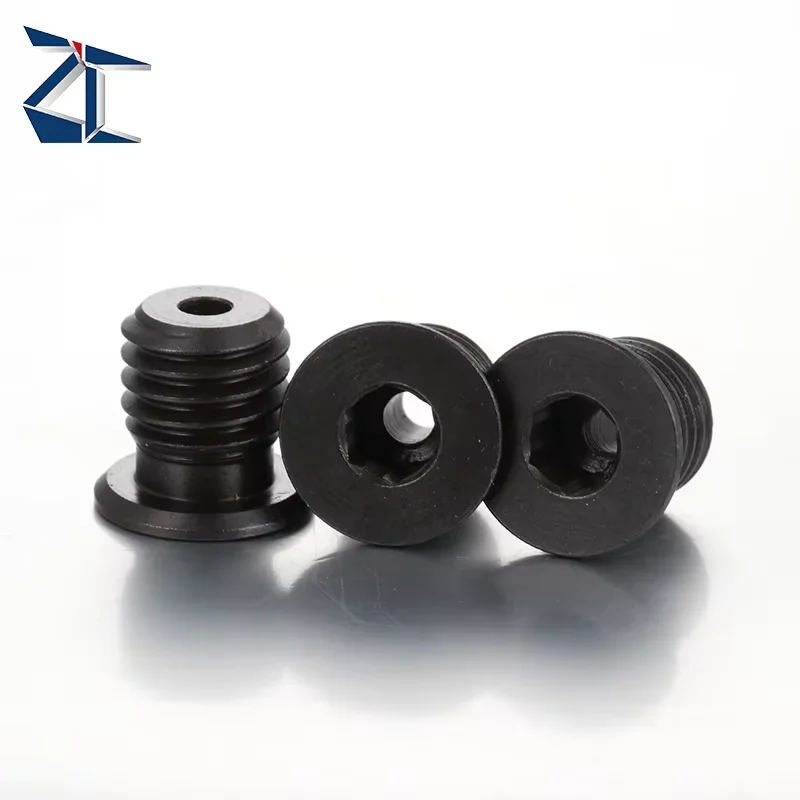 Fast Delivery Flange Plug with Through Hole Threaded Oil Drain Screw Plug Industrial Hex Socket Flanged Oil Plug