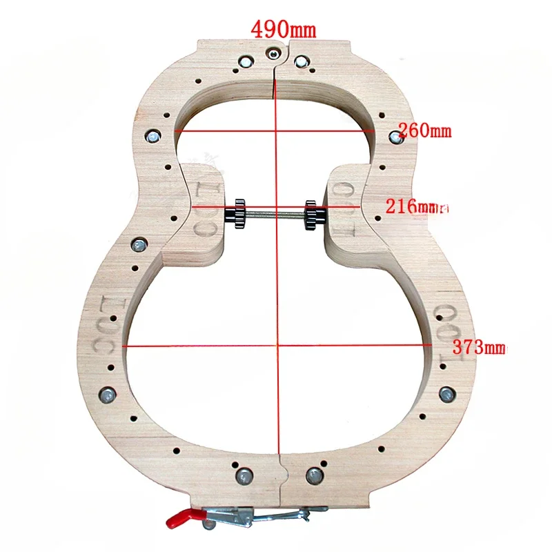 L00 Type Thickness Acoustic Guitar Making Assembly Mold Dual-use Folk Pop Guitar Mould DIY Materials