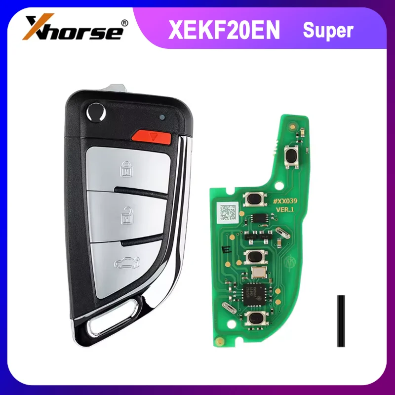 

1pcs Xhorse XEKF20EN VVDI Super Remote with XT27A XT27A66 Chip Work for VVDI2 /VVDI MINI Key Tool/VVDI Key Tool Max