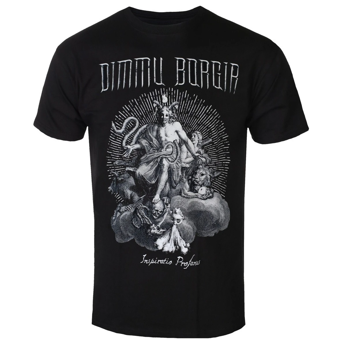 

DIMMU BORGIR IN SORTE DIABOLI Peripheral Pattern Printing Summer Luxury Brand Pure Cotton Men's and Women's T-shirt Short Sleeve