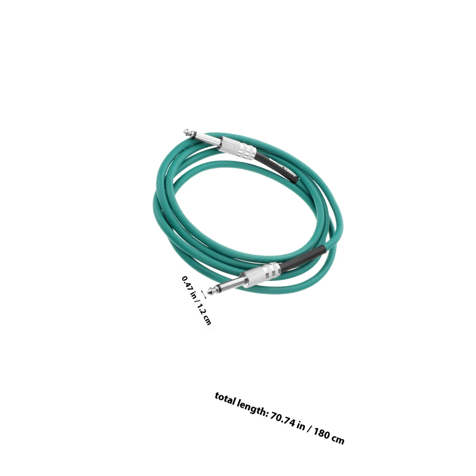 Cable de guitarra eléctrica, Cable de conexión de Audio con reducción de ruido de 6,35 Mm para instrumento de Pedal amplificador, parche de Audio resistente