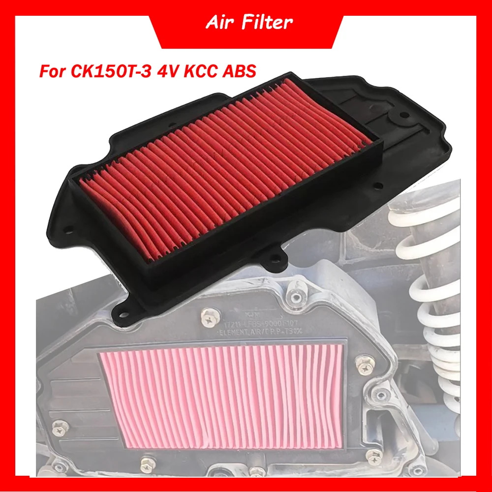 

Motorcycle Replacement Engine Air Filter Cleaner Air Intake Filter Element For KYMCO CK150T-3 4V KCC ABS G150 Scooter