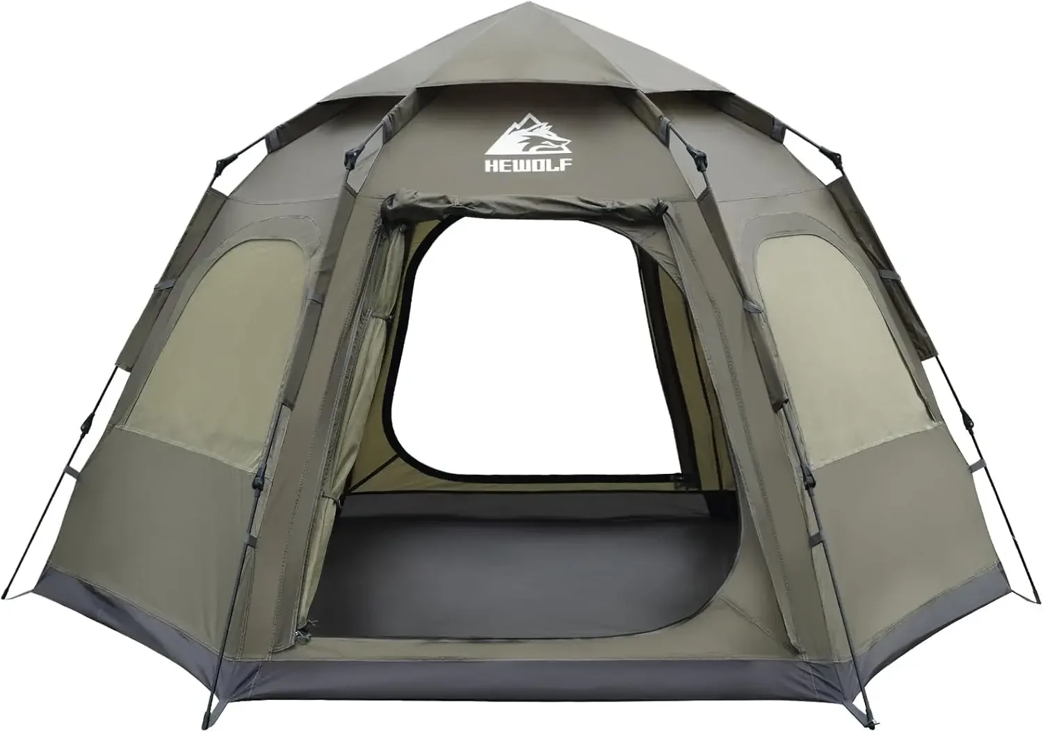 2/3/4 Person Camping Tent - Instant Pop Up Waterproof 2 Doors Tent with Easy Setup | 3-Season