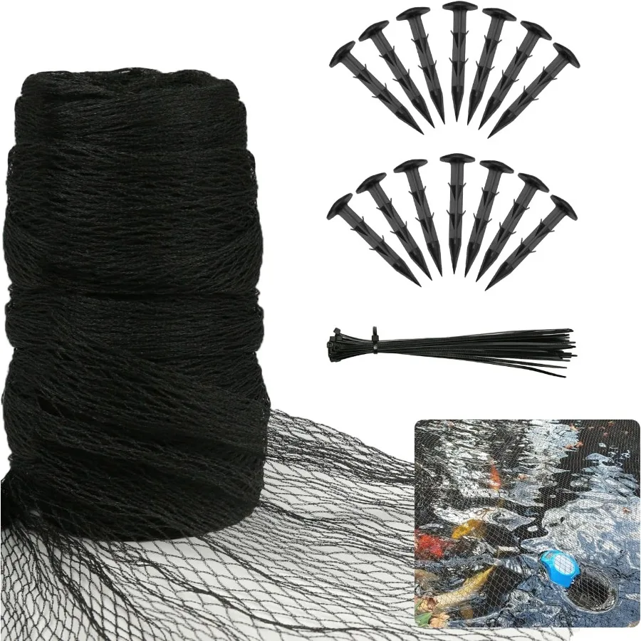 

Щит сетки для пруда для листьев защищает рыбу кои от птиц, кошек, хищников, прочный сетчатый защитный чехол для бассейна, фермы, сада