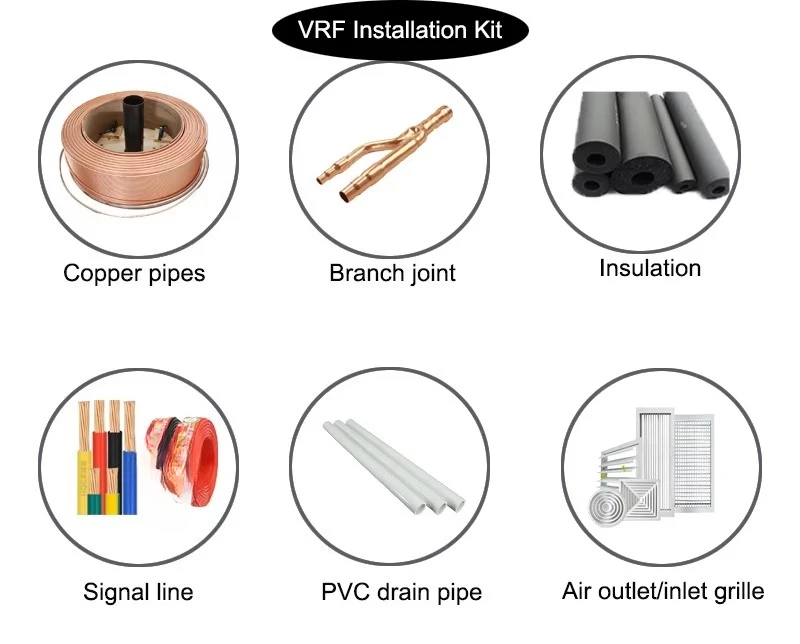 Industrial HVAC Ventilation System Air Conditioner Heat Pump Vrf air Conditioning System 26hp