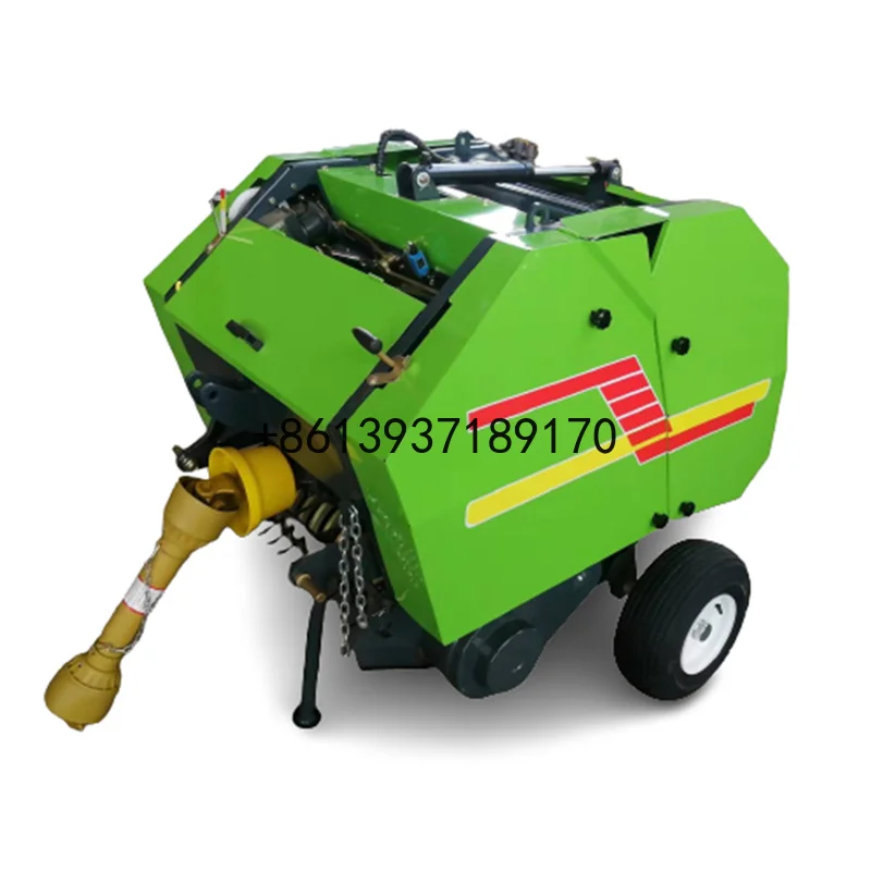 Energy-Saving High Productivity Round Baler with Motor & Gearbox for Automatic Hay & Straw Baling Machine