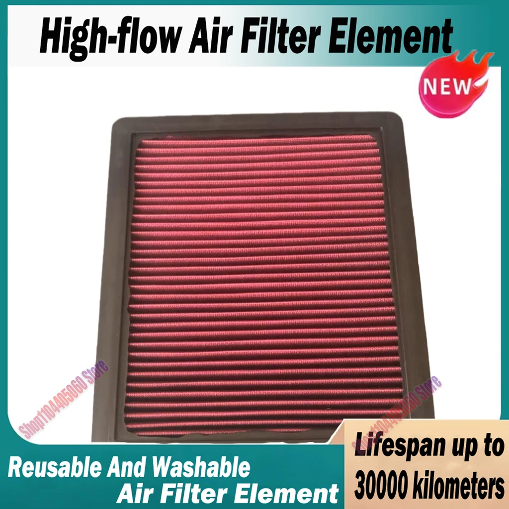 

Car High Flow Air Filter For MG 5 1.5L 180 DVVT 11.2020- ROEWE I6 ei6 1.6L PLUS 03.2019- i5 1.5L 10.2018- Washable Reusable