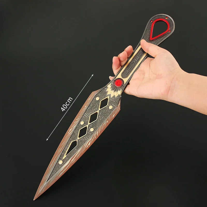 JX TOY APEX el amanecer de la esperanza Kunai con funda modelo de Metal cuchillos de adiestramiento al aire libre seguridad Cosplay Prop espada cuchillos Juguetes