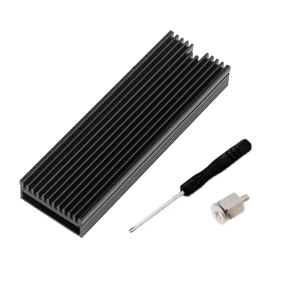 M.2 NVMe Heat Sink with Thermal Pad SSD Radiator Heat Sink Aluminum Alloy Heat-resistance Computer Accessories for M.2 2280