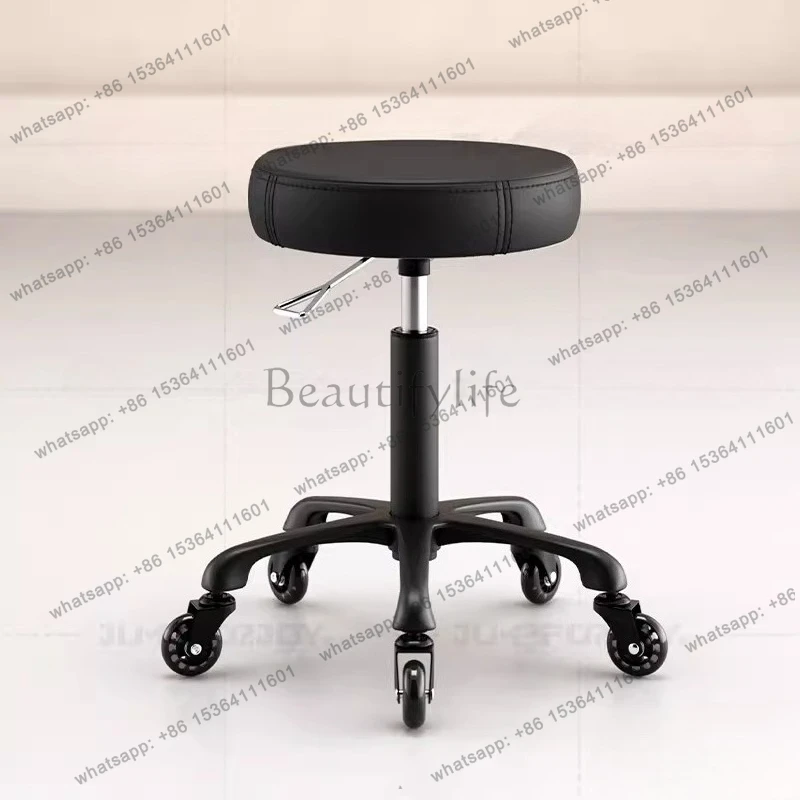 New barber shop chair, special lift stool for hair salon, large work stool