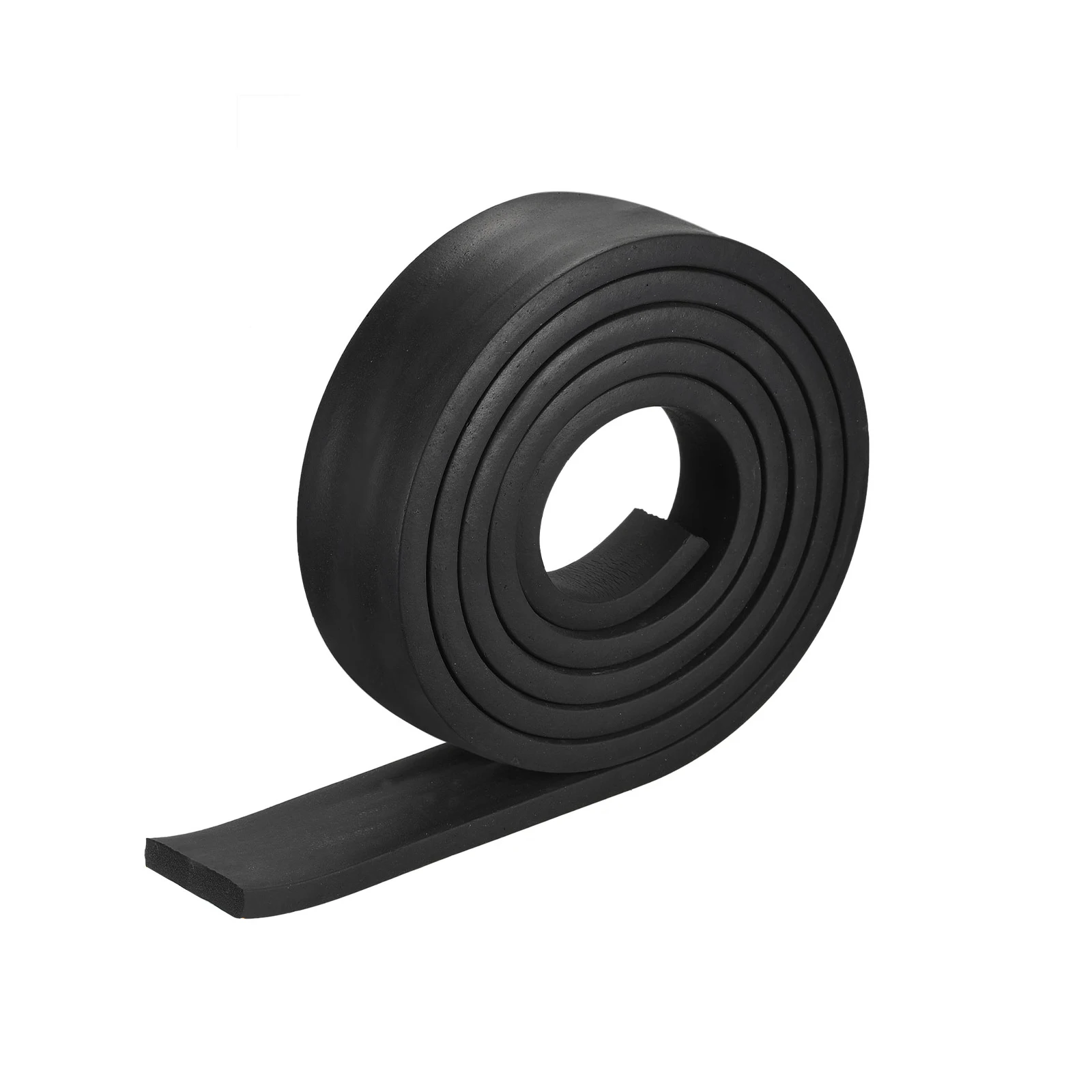 1/2/3/4M Black EPDM Rubber Foam Sealing Strip DIY Gasket Sealing Padding Reduce Vibration Mat For Cabinet Door Seal Chair Legs