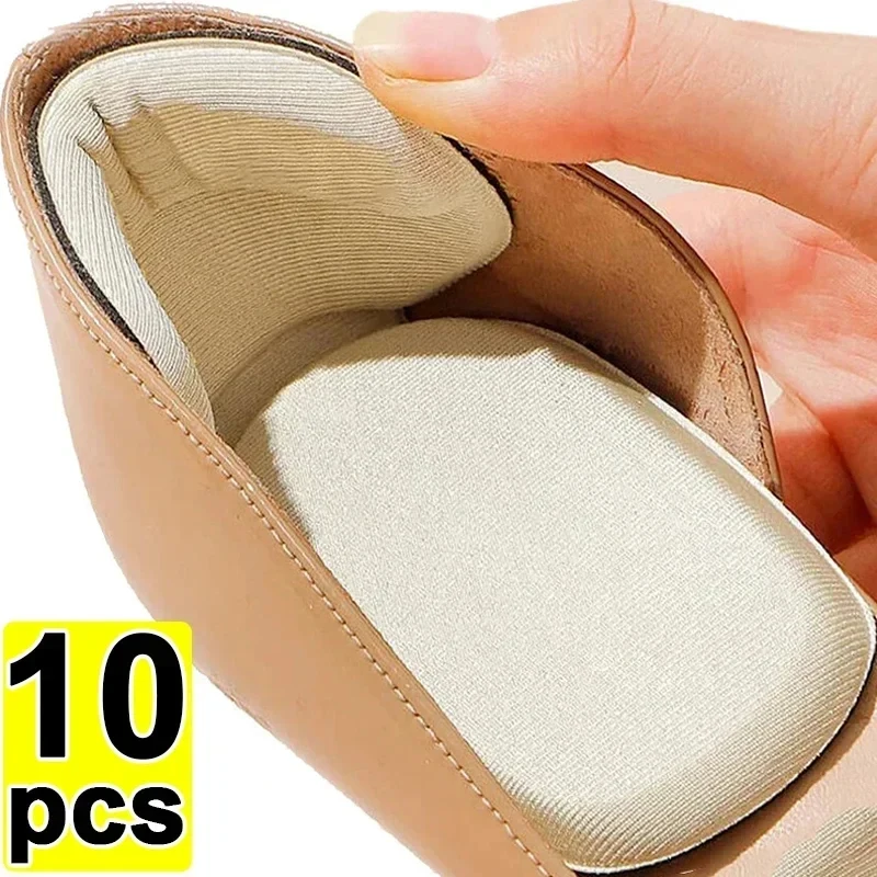 10pcs T-Shape Sponge Heel Stickers Shoe Cushion Heel Protector for Shoes Heels Insert Heel Pads Shoe Adjuster Women Half Insoles
