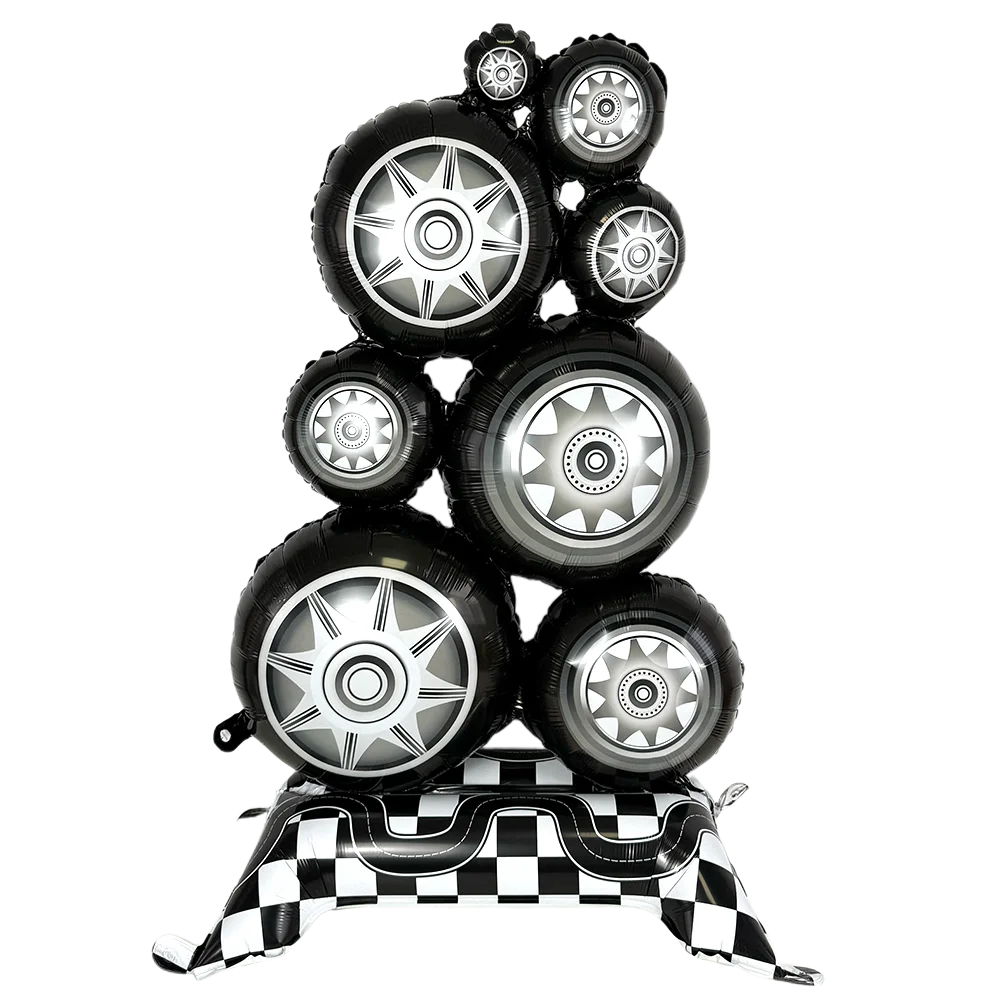 Balon Foil Roda Mobil Balap, B - Lighting Mcqueen Decor ulasan dan harga