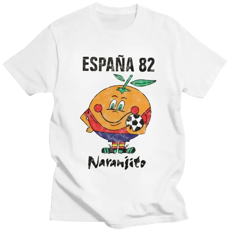Custom Gorgeous Espana 82 Spain 1982 T Shirt Men Short Sleeves Soft Cotton T-shirt Casual Soccer Football Tees Streetwear Tshirt