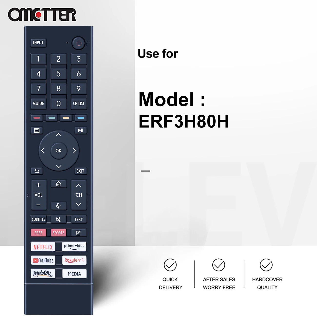 ERF3H80H Voice Original Remote Control For Hisense 43A7GQ 50A7GQ 55A7GQ 65A7GQ 4K HD Flat-panel LCD Smart TV