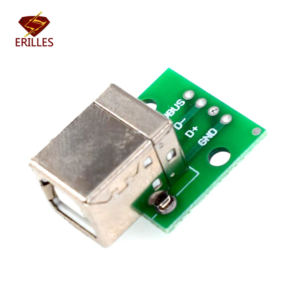 USB Male Connector MINI MICRO USB To DIP Adapter Female Connector 2.54mm Connector B Type-C USB 2.0 3.0 Female PCB Converter