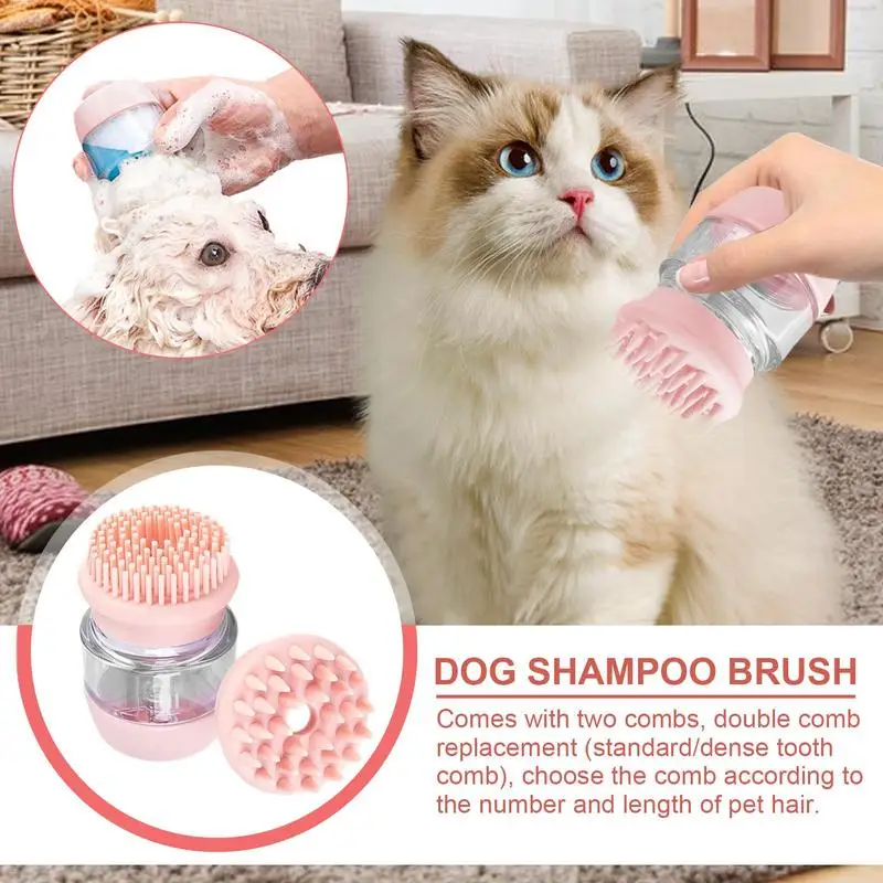 Cat Massage Comb Brush Deshedding Grooming Comb For Pet Dogs Water And Shampoo Brush For Pet Hair For Home Loose Hair Knotted