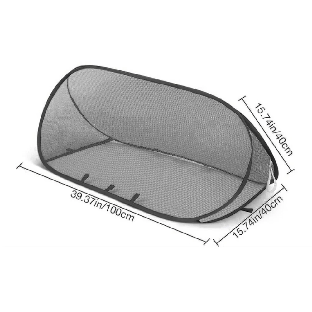 Deploy Garden Mesh Plant Cover Rows With Ground Nails Foldable Protector Tent Foldable Plant Protection Netting Pop-Up Netting