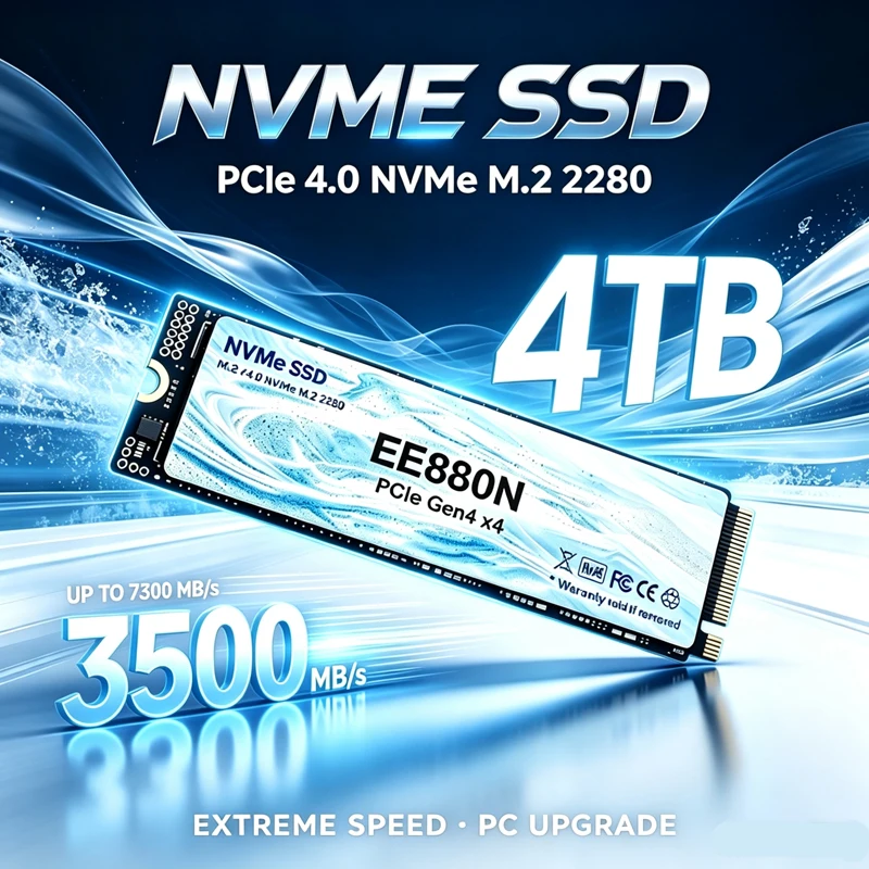 M.2 Nvme 4Tb Pcie 4.0 Ssd - EE880N M.2 2280 PCIe 4.0 X4