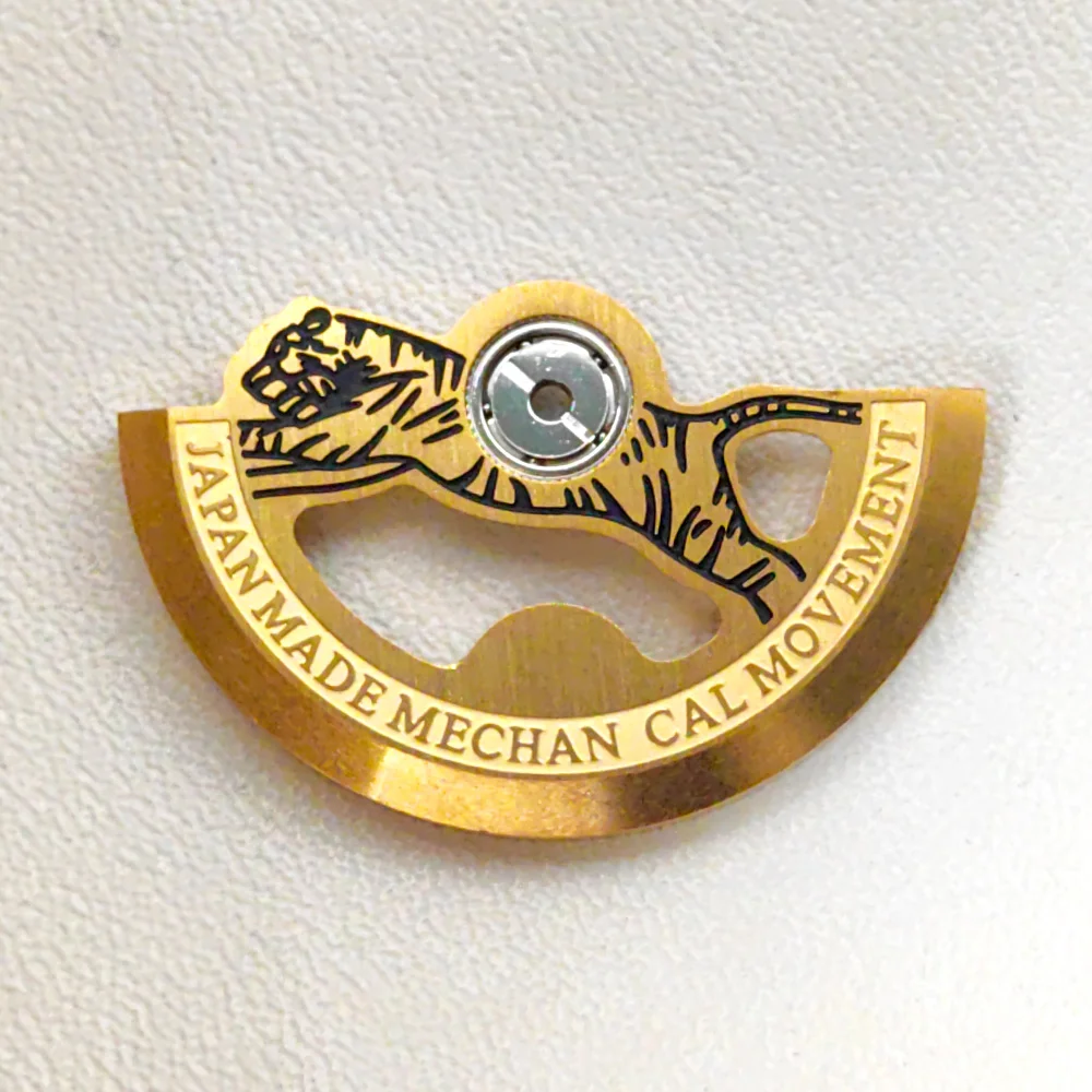 Rotor de peso oscilante de martelo automático personalizado, adequado para nh35 nh36 38 39 4r 7s26, peças de torre de peso oscilante de movimento