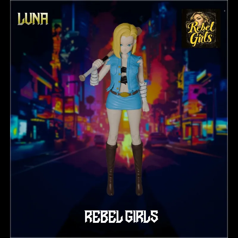 【en Stock】 HIT TOYS Original Rebel Girl 1 Wave Revenge Angel LUNA NIKA 1/12 jeu poupée Mobile modèle jouet cadeau Collection