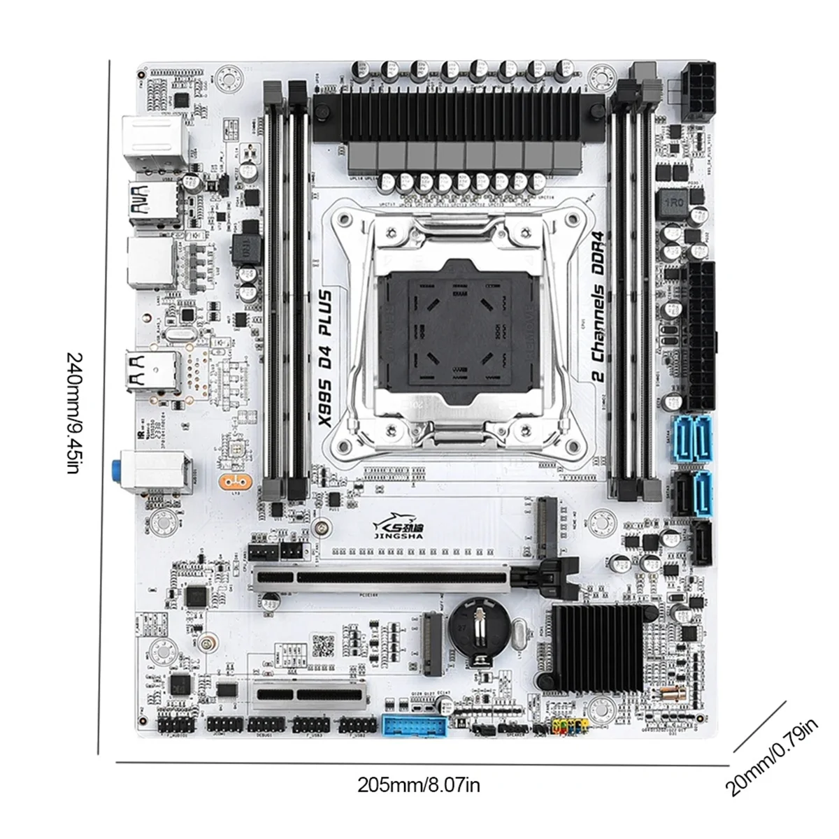 Upgraded X99S D4 PLUS Computer Motherboard 4XDDR4 LGA2011-3 USB 3.0/2.0