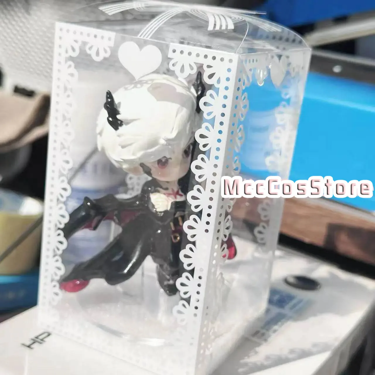 10Cm Love And Deepspace Dragon Sylus Q-Version Figurine Anime Desktop Ornament Room Decor Little Statue Acg Girl Birthday Gift X view 5