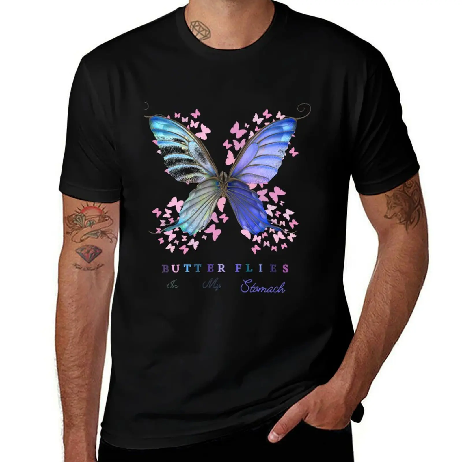 Butterflies in my stomach T-Shirt Casual Daily Graphic Tee