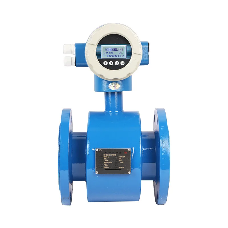 Electromagnetic flowmeter Wastewater slurry Industrial wastewater Anti-corrosion and anti-blocking Sewage pipeline flowmeter