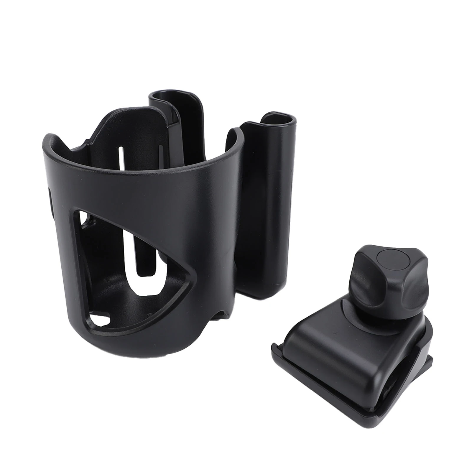 2 in 1 Stroller Cup Phone Holder Adjustable 360 Degrees Rotation Universal Drinking Cup Holder for Pushchair Wheelchair