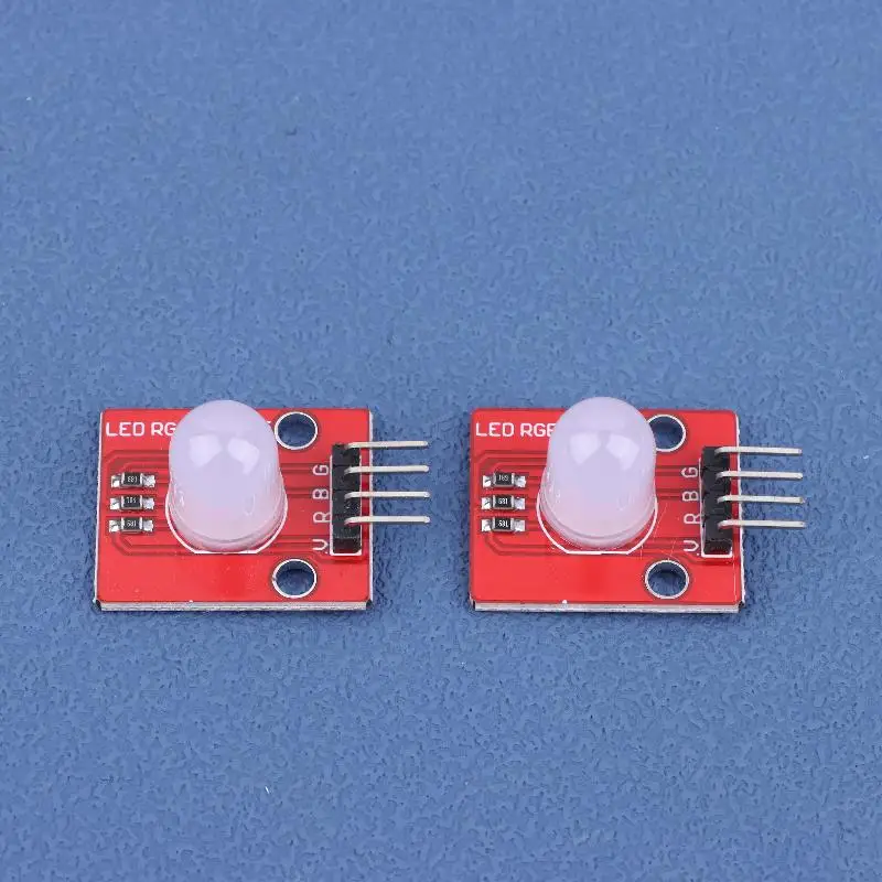 5Pcs 10mm Full Color Three-color Compatible RGB LED Module140C5 Electronic Building Blocks For Arduinos DIY Starter Kit