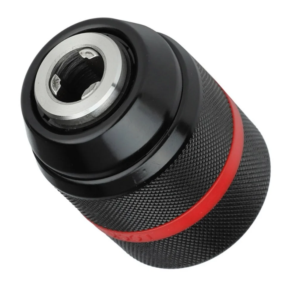 

Металлический бесключевой сверлильный патрон с храповым механизмом 3824UNF, резьба 0 810 мм для электрической дрели с диапазоном зажима от 0 8 до 10 мм и надежной фиксацией