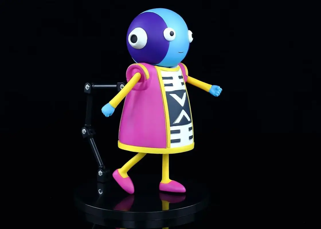 Dragon Ball Super Zeno Actionfigur mit Doppelkopf-Skulptur, beweglichen Gelenken, PVC-Modell, Desktop-Ornament, verpackt, Anime-Sammlung