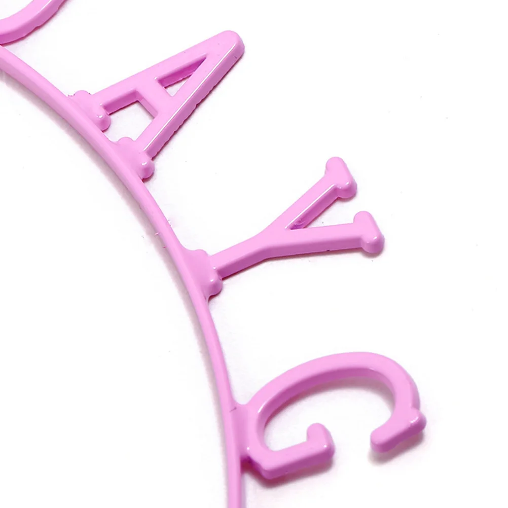 

Letter Headdress Birthday Headband Tiara Hair Accessories Skin