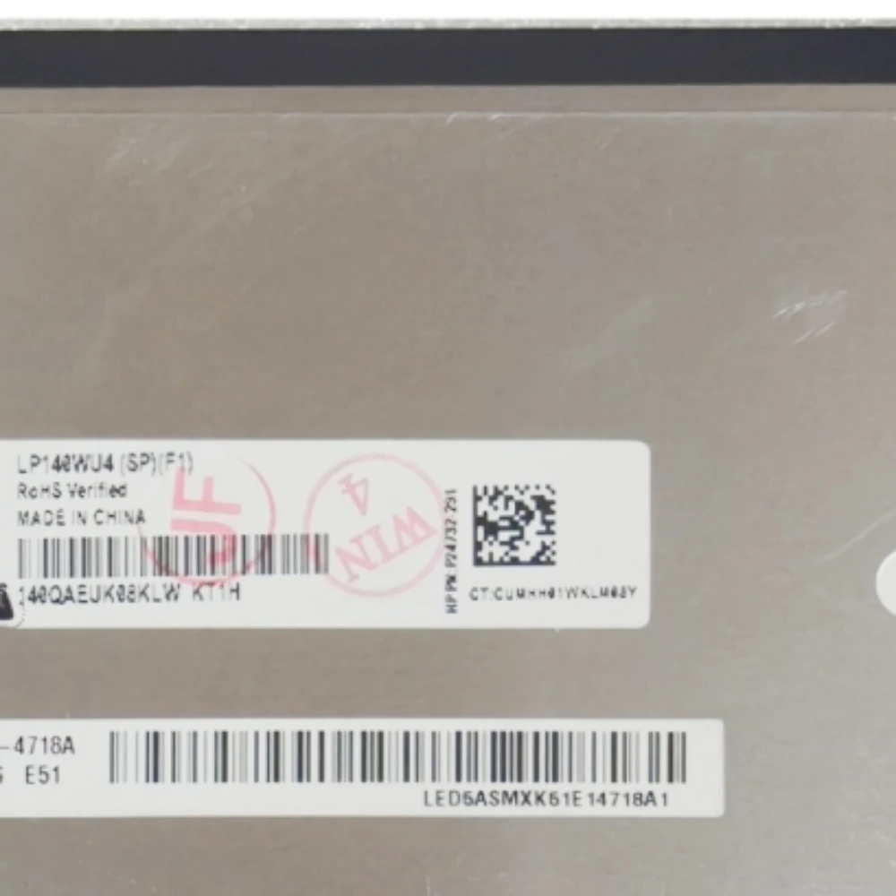 LP140WU4 SPF1 30 Pins 1920x1200 EDP Panel Matrix 14.0'' Laptop LCD Screen