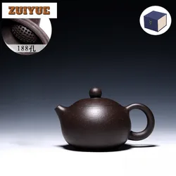 90ML High-end Yixing Purple Clay Teapots Handmade Pot Raw Ore  Black Gold Mud Kettle Chinese Zisha Tea Set for Tea Accessories