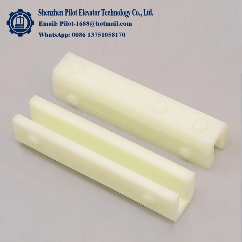 Piezas de ascensor DX26 DX4D, zapato guía de ascensor, inserto de revestimiento Busher 140*10mm 140*16mm para zapato guía de ascensor Kone