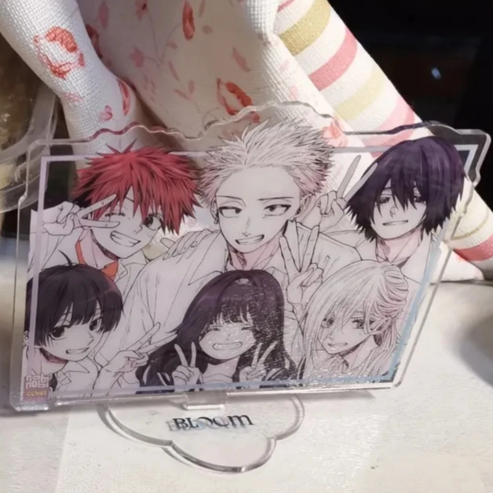 Picture 7: Kaoru Hana Wa Rin To Saku Group Photo Acrylic Stand Tsumugi Rintaro Figure Waguri Kaoruko Standee Display Anime Goods Collection