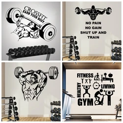 Fitness room Sticker Waterproof Vinyl Wallpaper Home Decor Living Room Bedroom Decal Creative Stickers